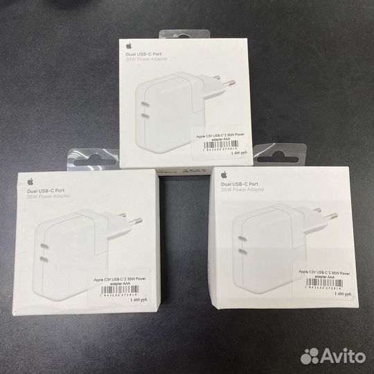 Apple сзу USB-C*2 35W Power adapter AAA
