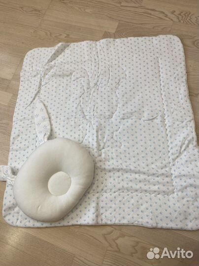 Одеяло и подушка для малыша, полотенце Mothercare