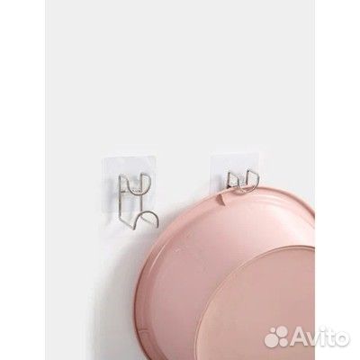 Держатель крючок для хранения тазов на стене