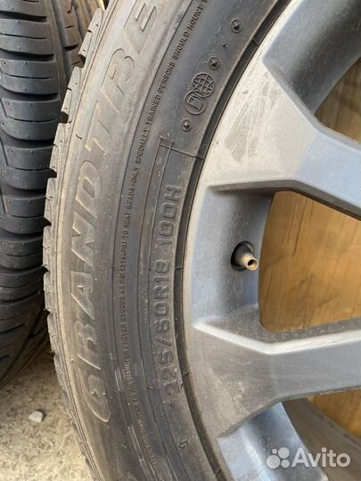 R18 Dunlop Grandtrek PT3 225/60, PCD 5x114.3 DIA 60.15