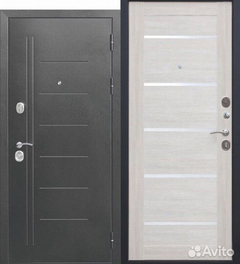 Входные двери Серебро Царга доставка в подарок