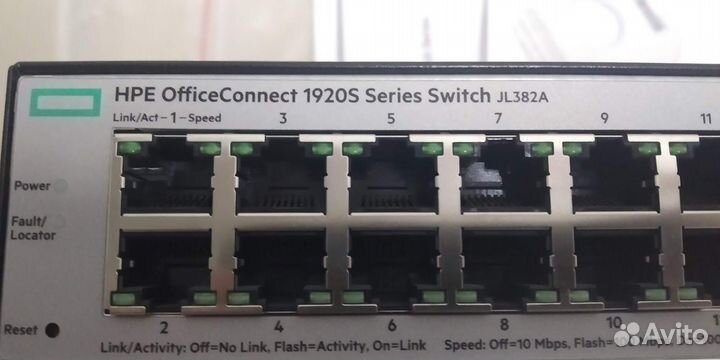 Коммутатор HPE OfficeConnect 1920S 48 x RJ45 JL382