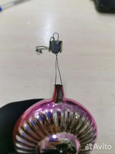 Ёлочная игрушка СССР Солнце (Ч)