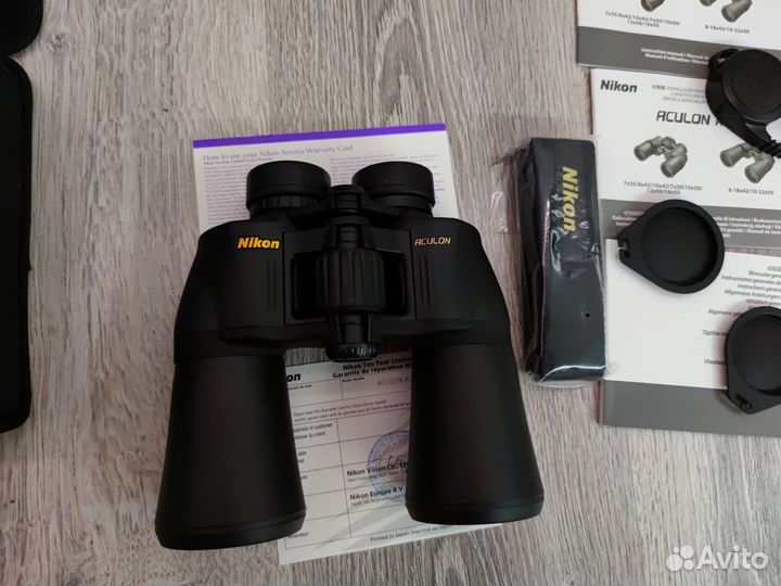 Бинокль nikon aculon a211 10х50