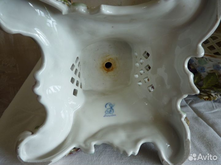 Антиквариат. Фруктовница. Дрезден. 1902-1926 г