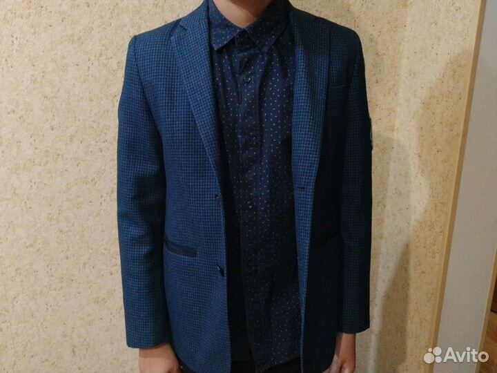 Пиджак школьный, на подростка, рост 140 -145
