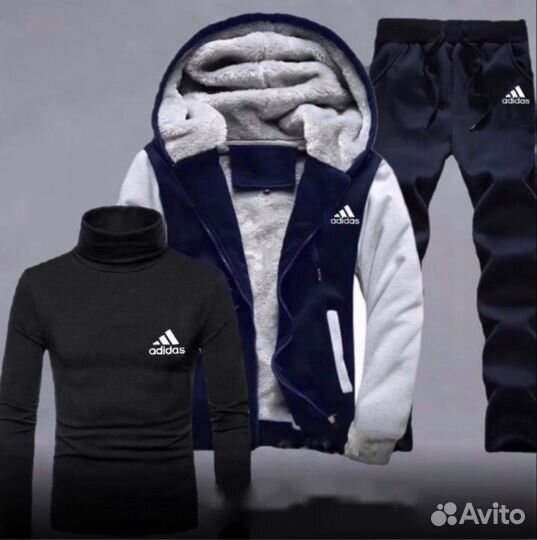 Спортивный костюм тройка на флисе