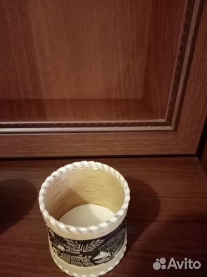 Туесок из бересты ежики новый