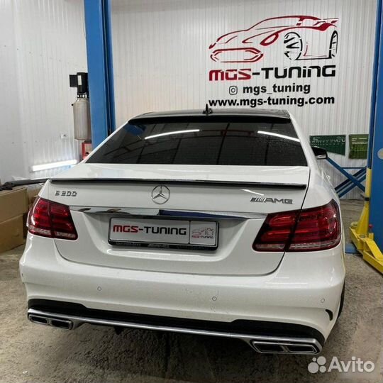 Диффузор c насадками E63s на E-class W212