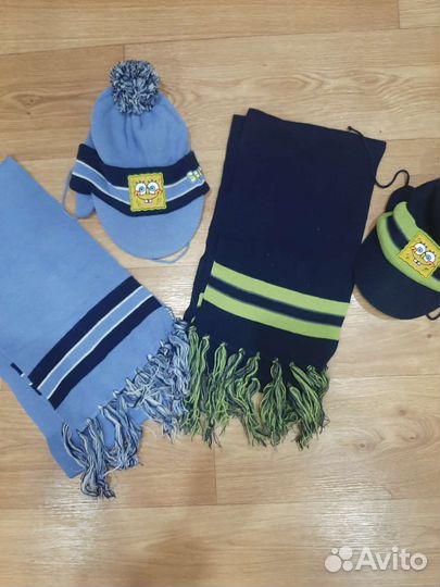 Комплект шапочка с козырьком и шарф бесплатно