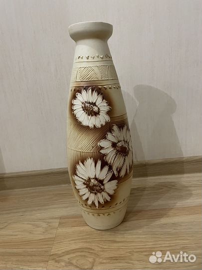 Ваза напольная керамическая