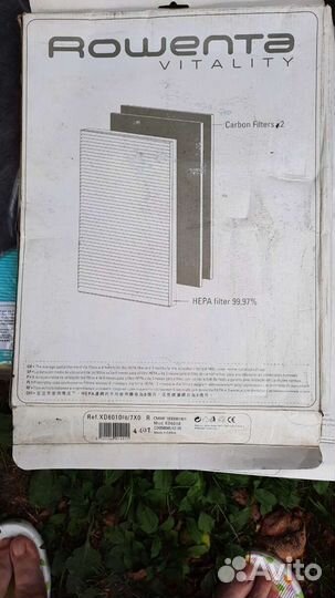 Фильтр для очистителя воздуха rowenta vitality