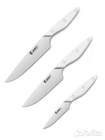 Набор кухонных ножей Jero Coimbra white