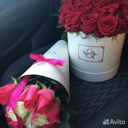 Цветы розы букет