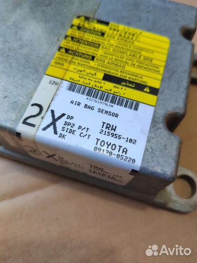 Блок управления SRS Airbag Toyota Avensis 2 T250