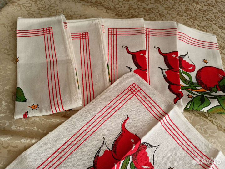 Винтаж Салфетки/полотенца СССР, Европа, новые