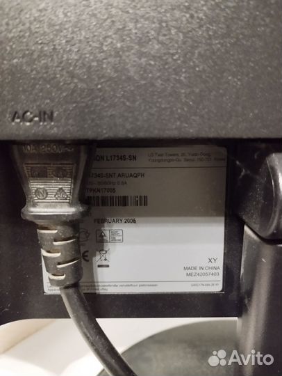 Монитор lg flatron l1734s