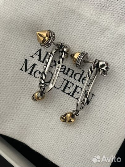 Серьги Alexander McQueen