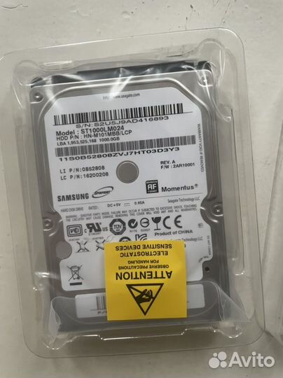 Жесткий диск Seagate Momentus 1 тб st1000lm024
