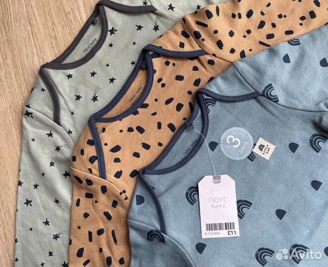 Боди Next 80 размер (9-12М) новые