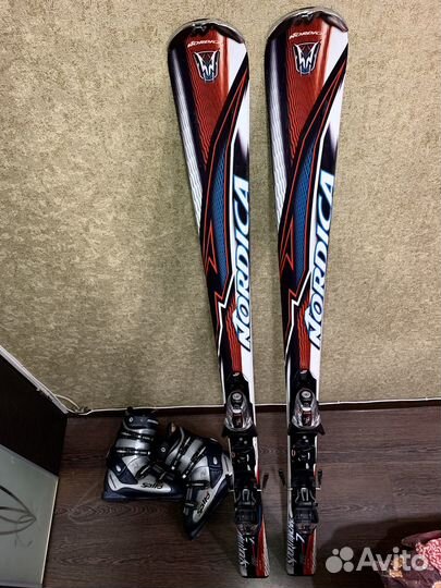 Горные лыжи комплект 160