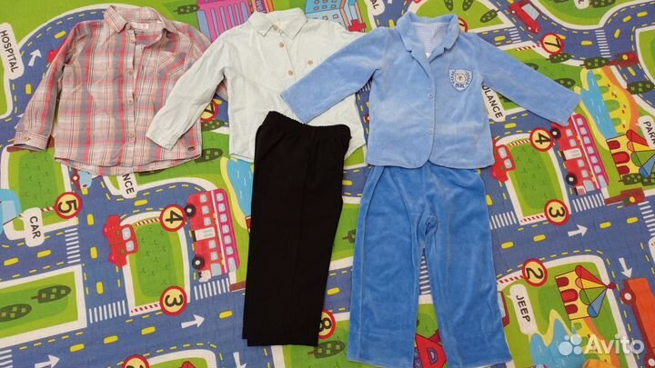 Пакет одежды вещей для мальчика 92 98