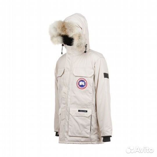 Пуховик canada goose expedition beige