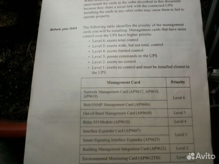 Модуль AP9607 для UPS APC