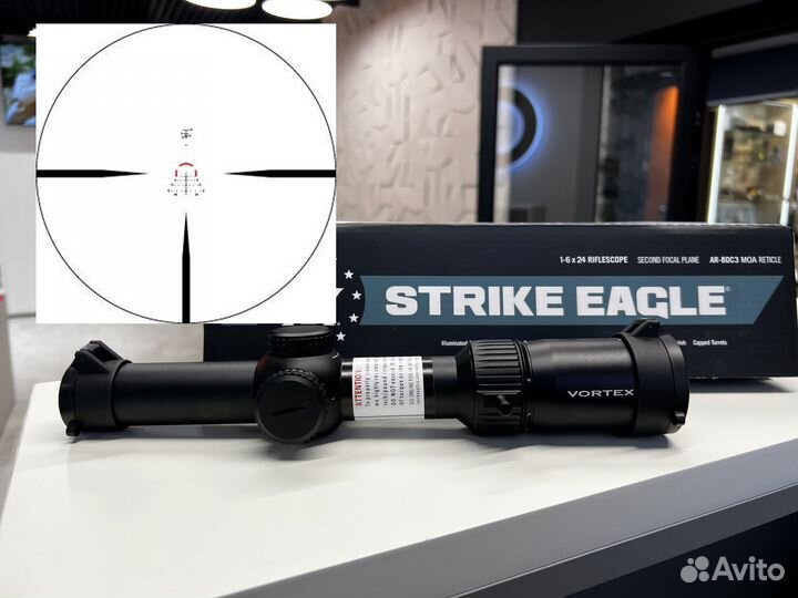 Оптический прицел Vortex Strike Eagle 1-6x24 компл