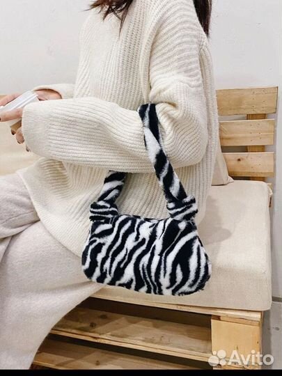 Сумка плюшевая мягкая