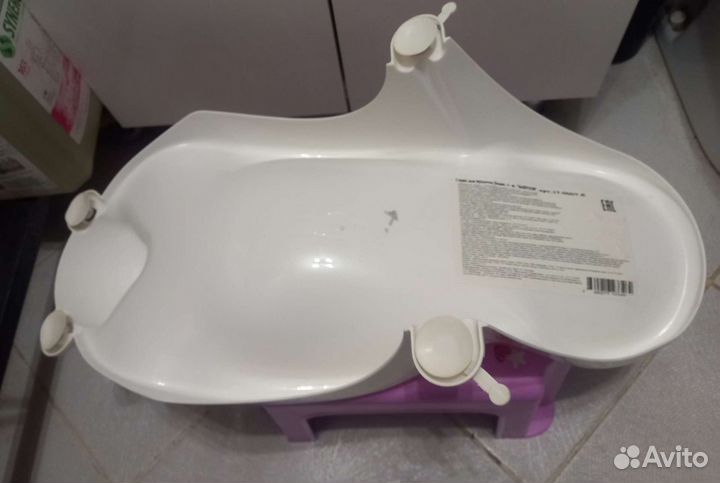 Горка, круг и сидение для ванны