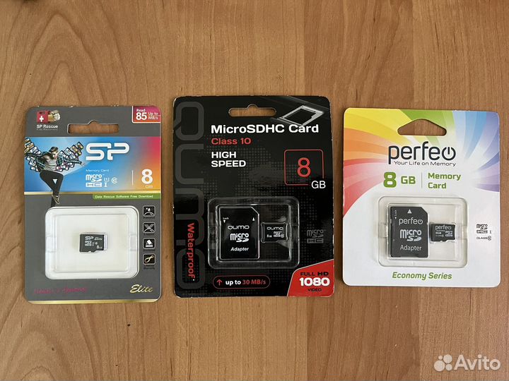 Карта памяти microSD 8GB