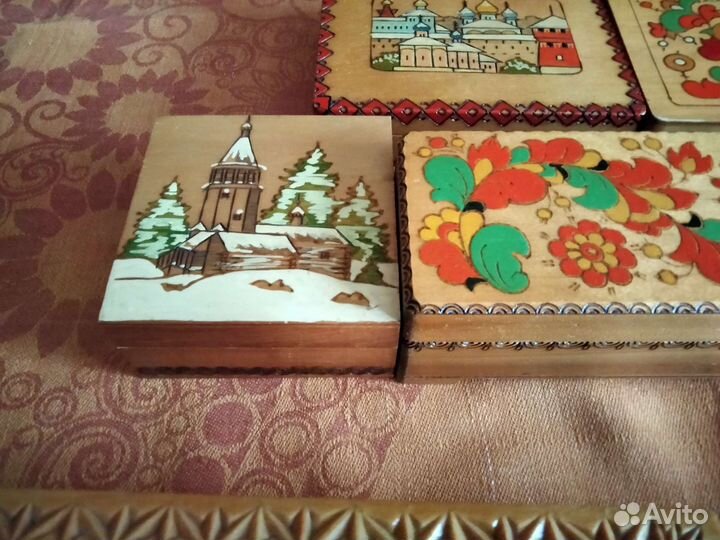Шкатулки Загорская фабрика СССР
