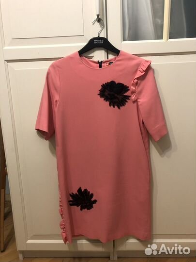 Платье розовое msgm 40 it