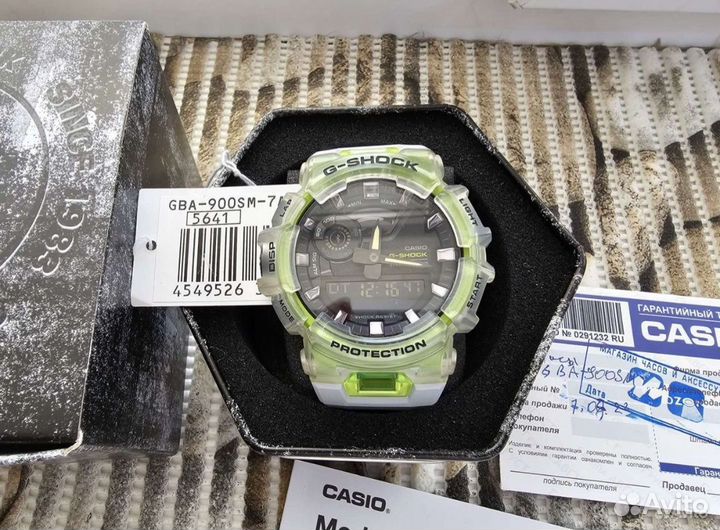 Часы casio g-shock С шагомером GBA-900SM-7A9DR