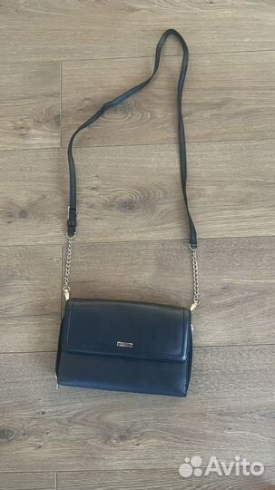 Клатч натуральная кожа черный