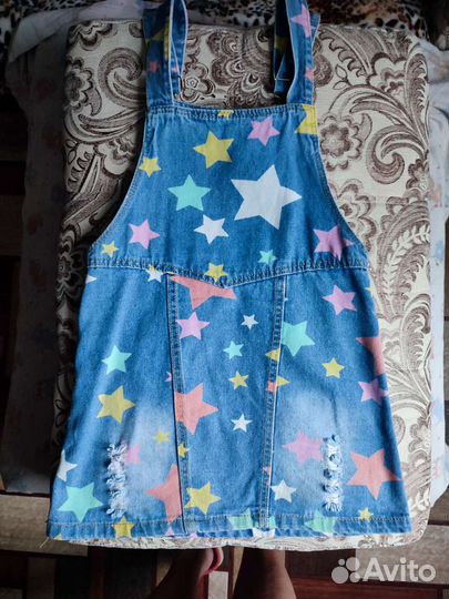 Джинсовый сарафан