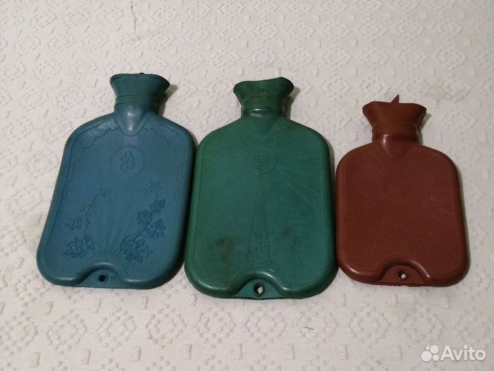 Грелка резиновая СССР. Спринцовка