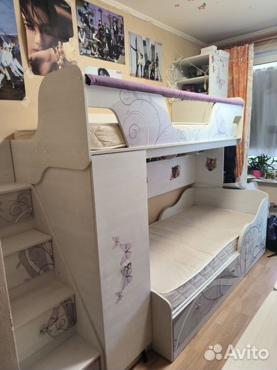 Двухъярусная кровать Леди Skand (Сканд)