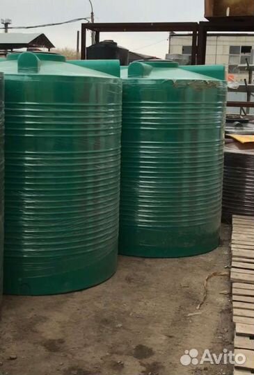 Емкость пластиковая бак для воды и полива 3000 л