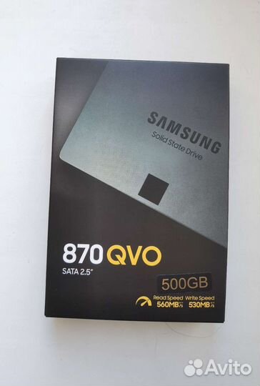 SSD диск Samsung 500 Gb SATA 2.5