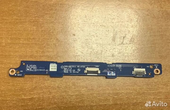 Плата кнопок тачпада Lenovo 310-15ISK Плата кнопок