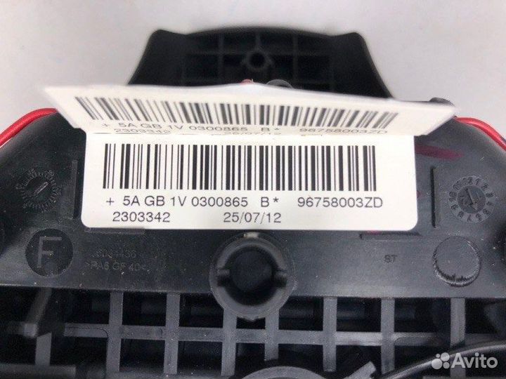 Подушка в руль Peugeot 308 2008