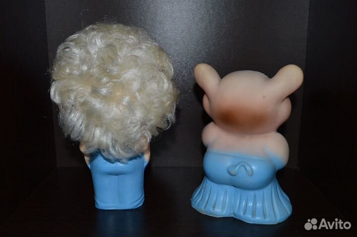 Резиновые игрушки СССР, Дед мороз и снегурочка