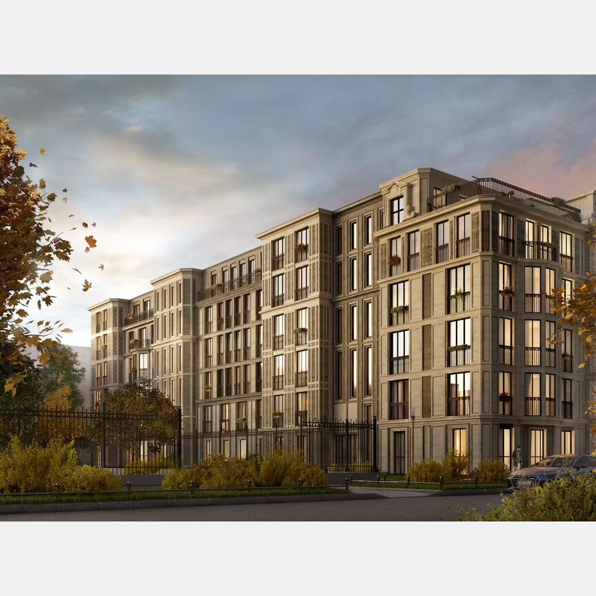 2-к. квартира, 79,9 м², 3/7 эт.