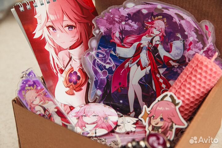 Подарочный набор бокс Геншин Импакт Яэ Мико