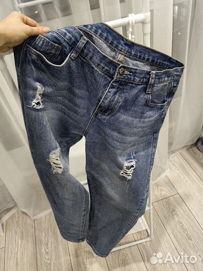 Джинсы широкие