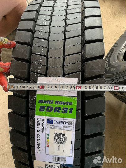 Шины Evergreen EDR51 315/70 R22,5, artp: 489