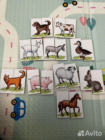 Картинки (пазлы) - половинки «Ферма» smile decor