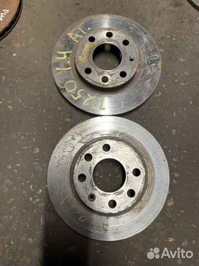 Тормозные диски передние chevrolet aveo t250